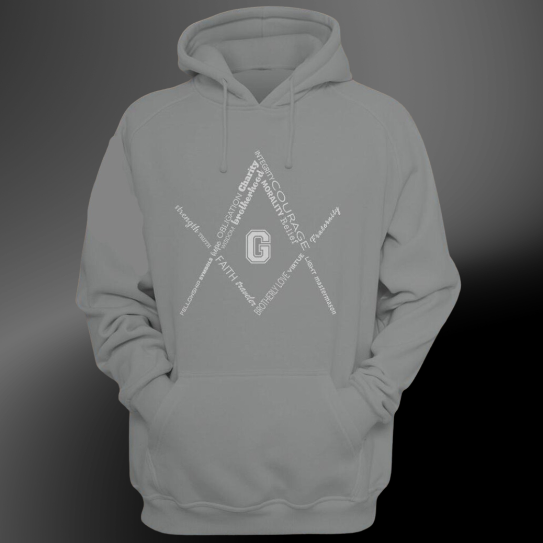 The Square and Compass - hoodie