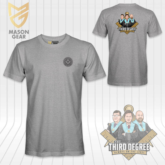 The Third Degree Podcast  - Square and Compass T-shirt