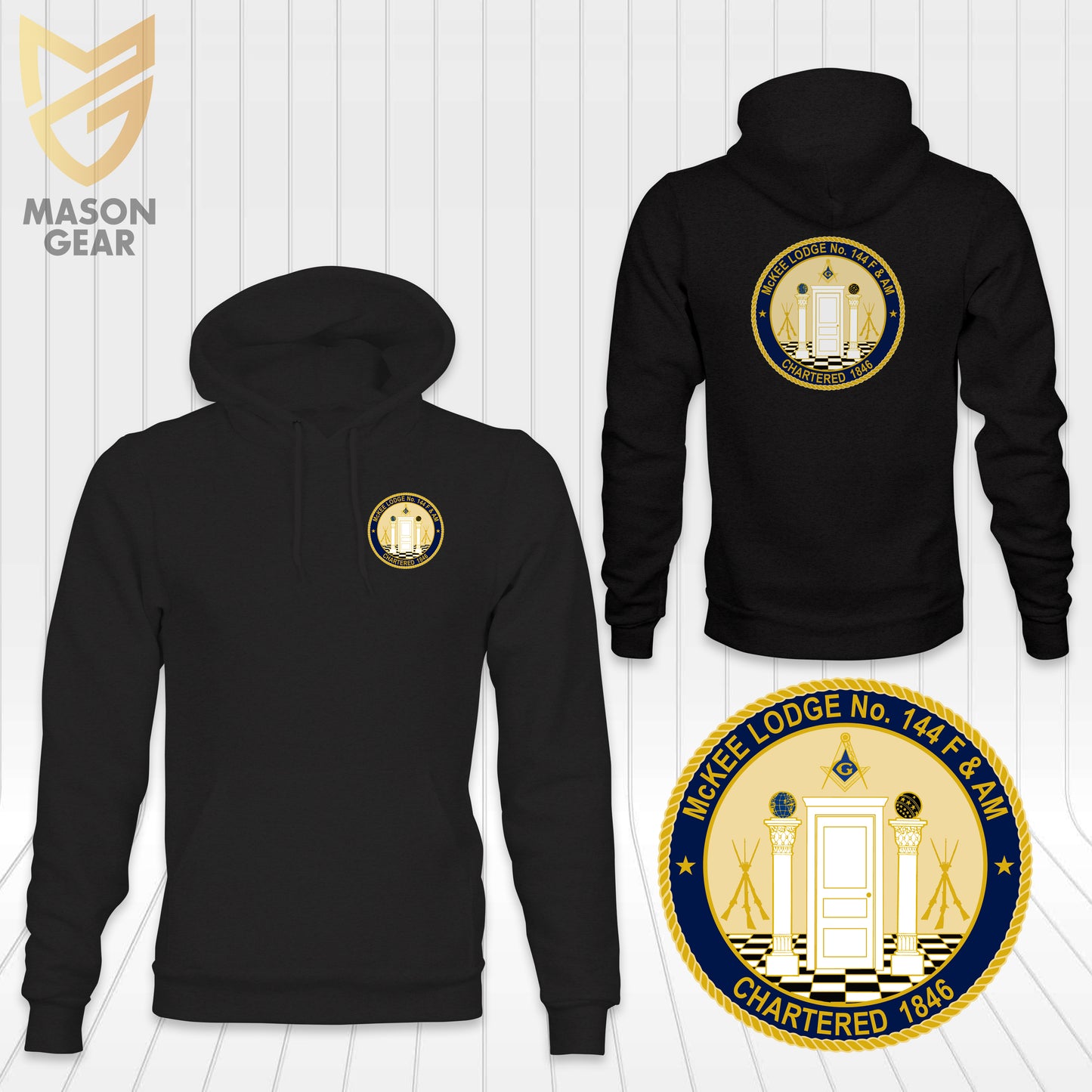 McKEE Lodge No.144 F & AM - hoodie
