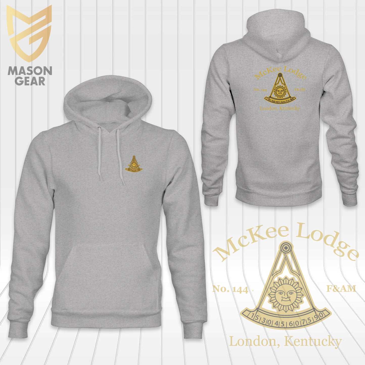 Past Master of McKEE Lodge No.144 F & AM - Hoodies