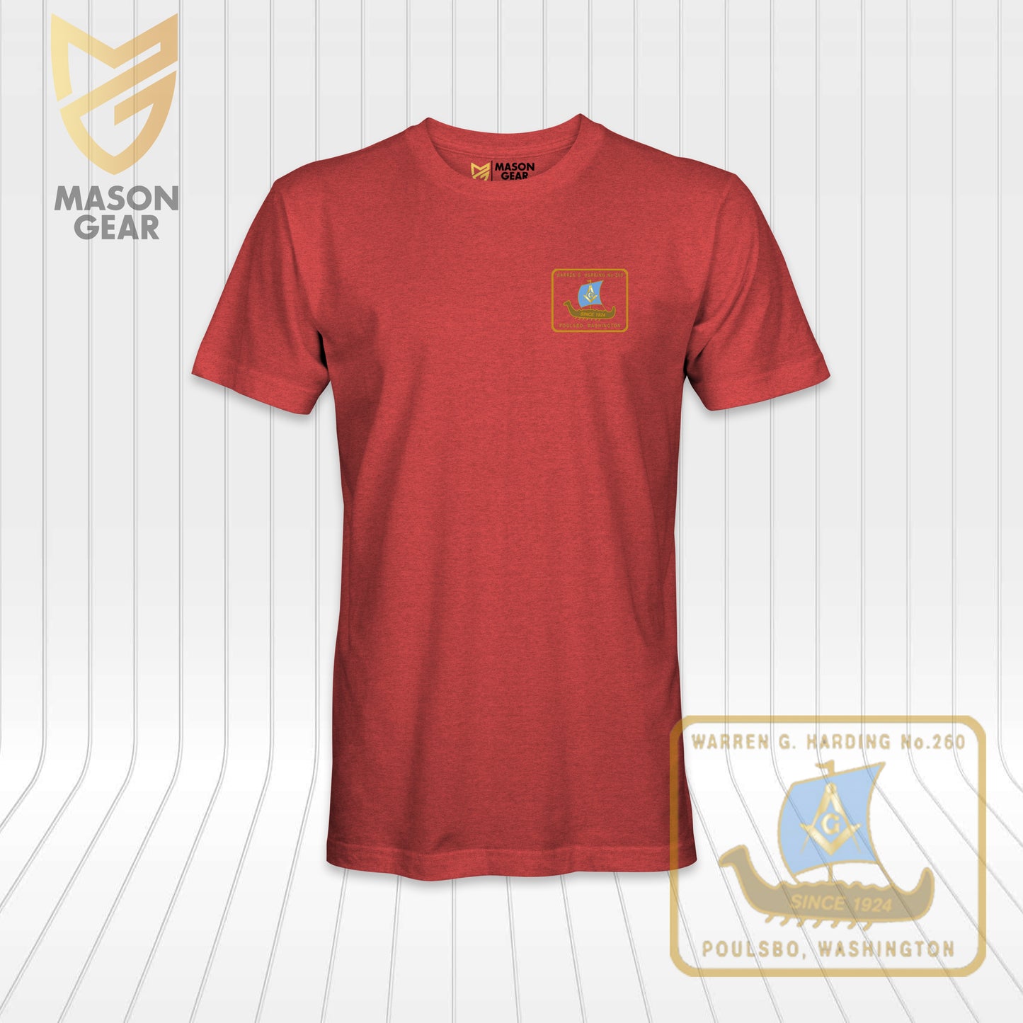 Warren G. Harding Lodge No.260, F.&A.M. - T-shirt