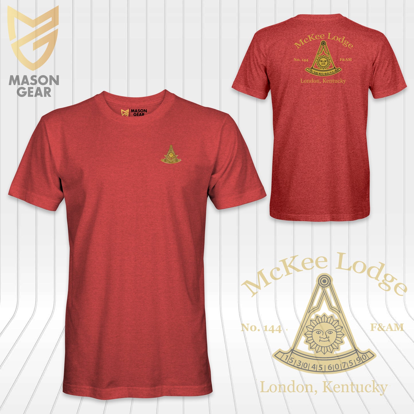 Past Master of McKEE Lodge No.144 F & AM - T-shirt