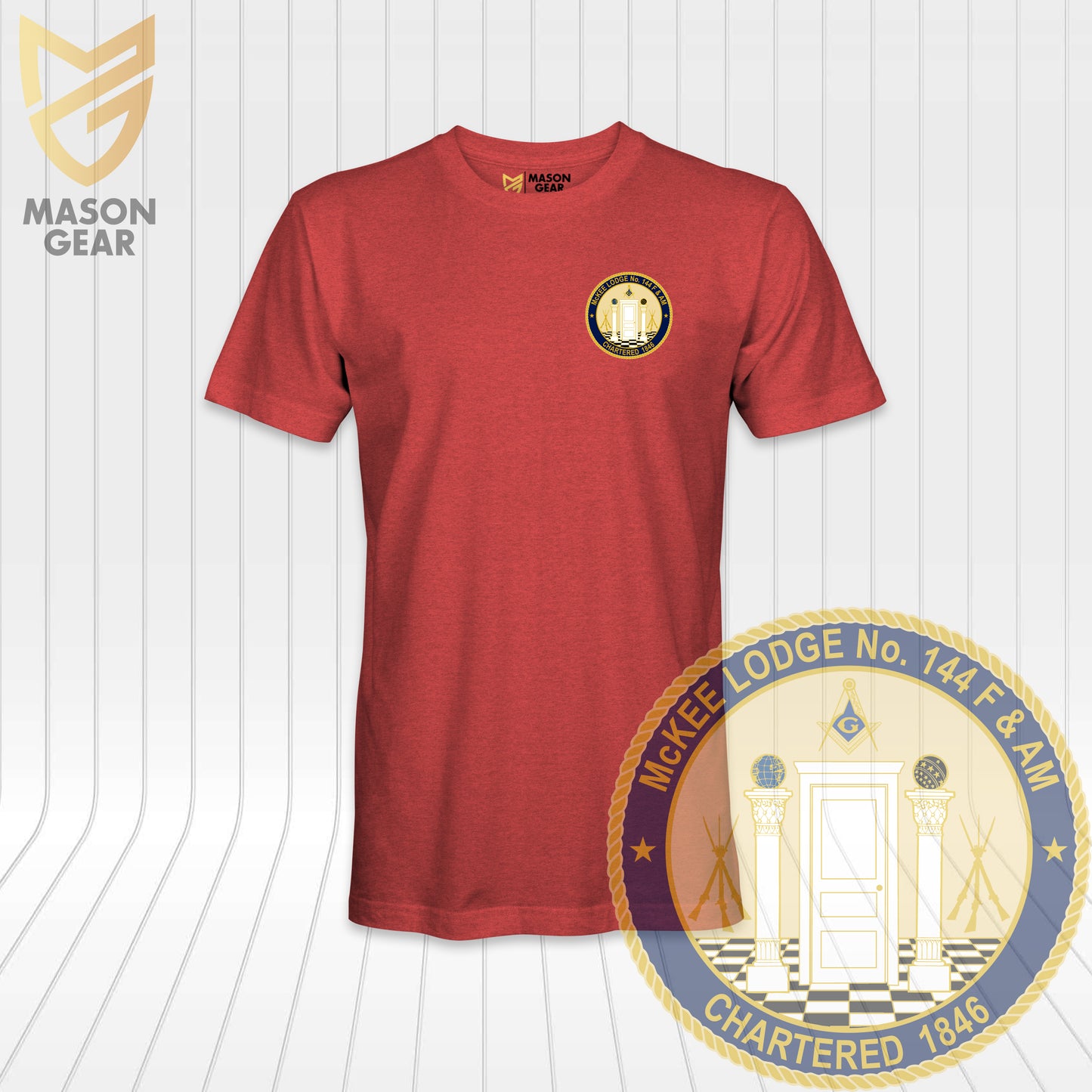 McKEE Lodge No.144 F & AM - T-shirt