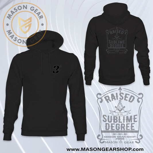 TROWEL Hoodie design -  Print your Raising date & Lodge name