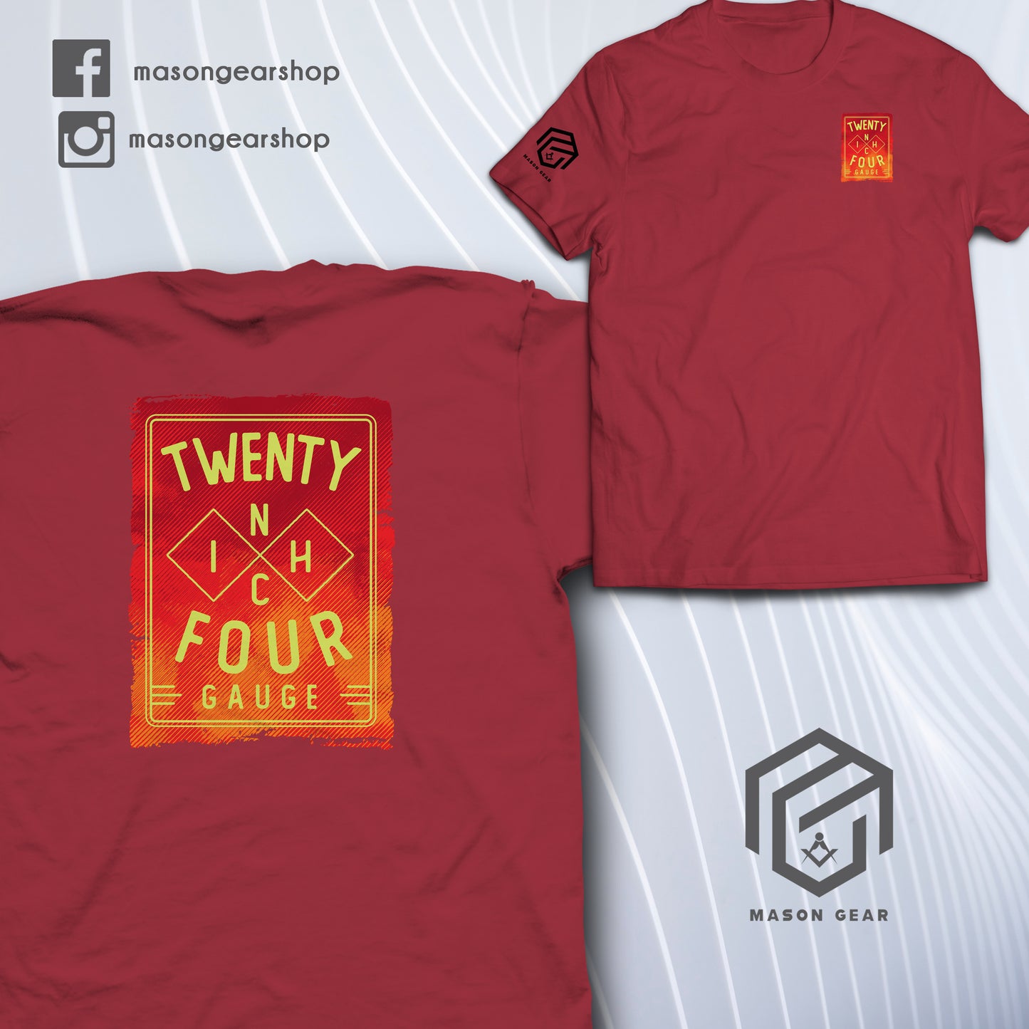 Vintage 24 inch Gauge - t-shirt