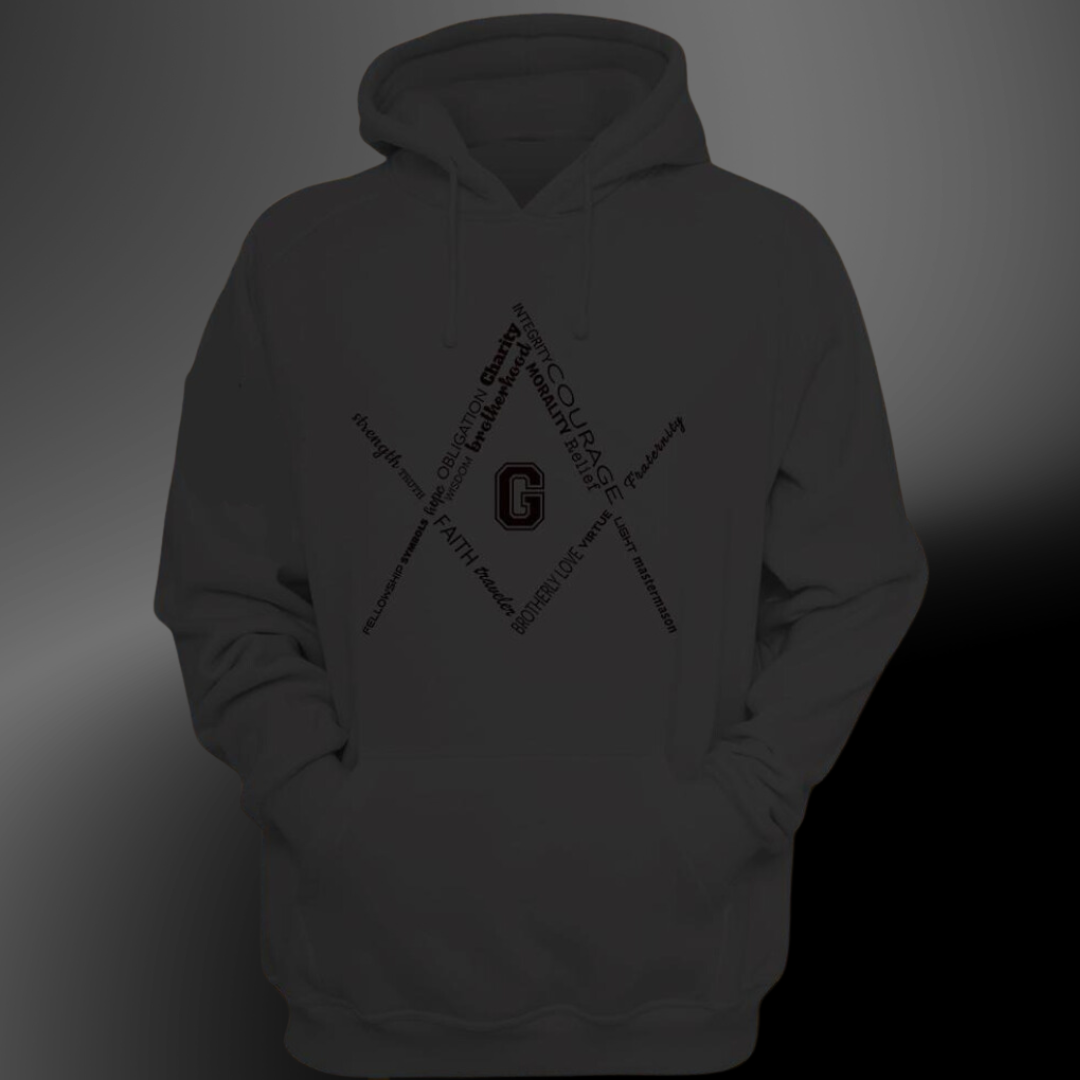 The Square and Compass - hoodie – Mason Gear Shop The Square and Compass - hoodie – Mason Gear Shop