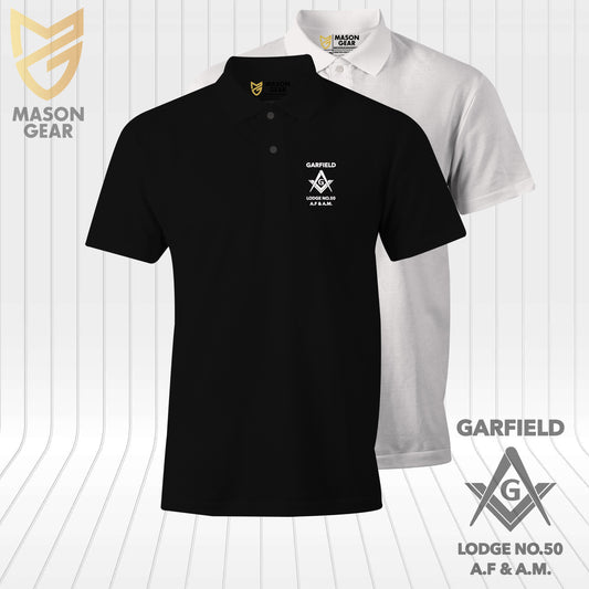 Garfield Lodge No.50 A.F.&A.M. , Darkness to Light Polo Shirt - 1 SET