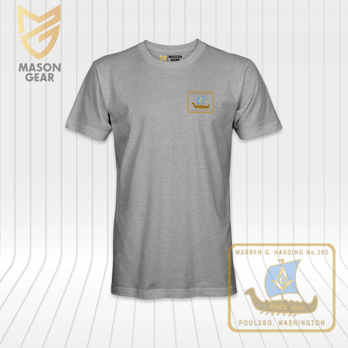 Warren G. Harding Lodge No.260, F.&A.M. - T-shirt