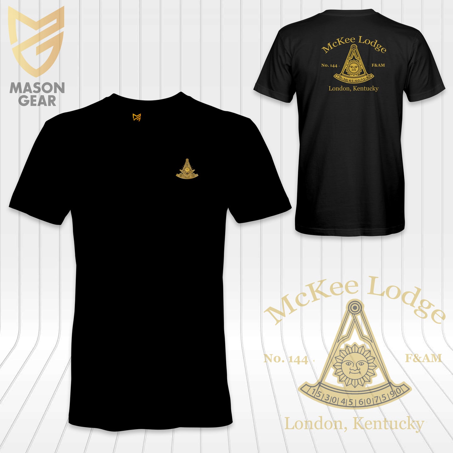 Past Master of McKEE Lodge No.144 F & AM - T-shirt