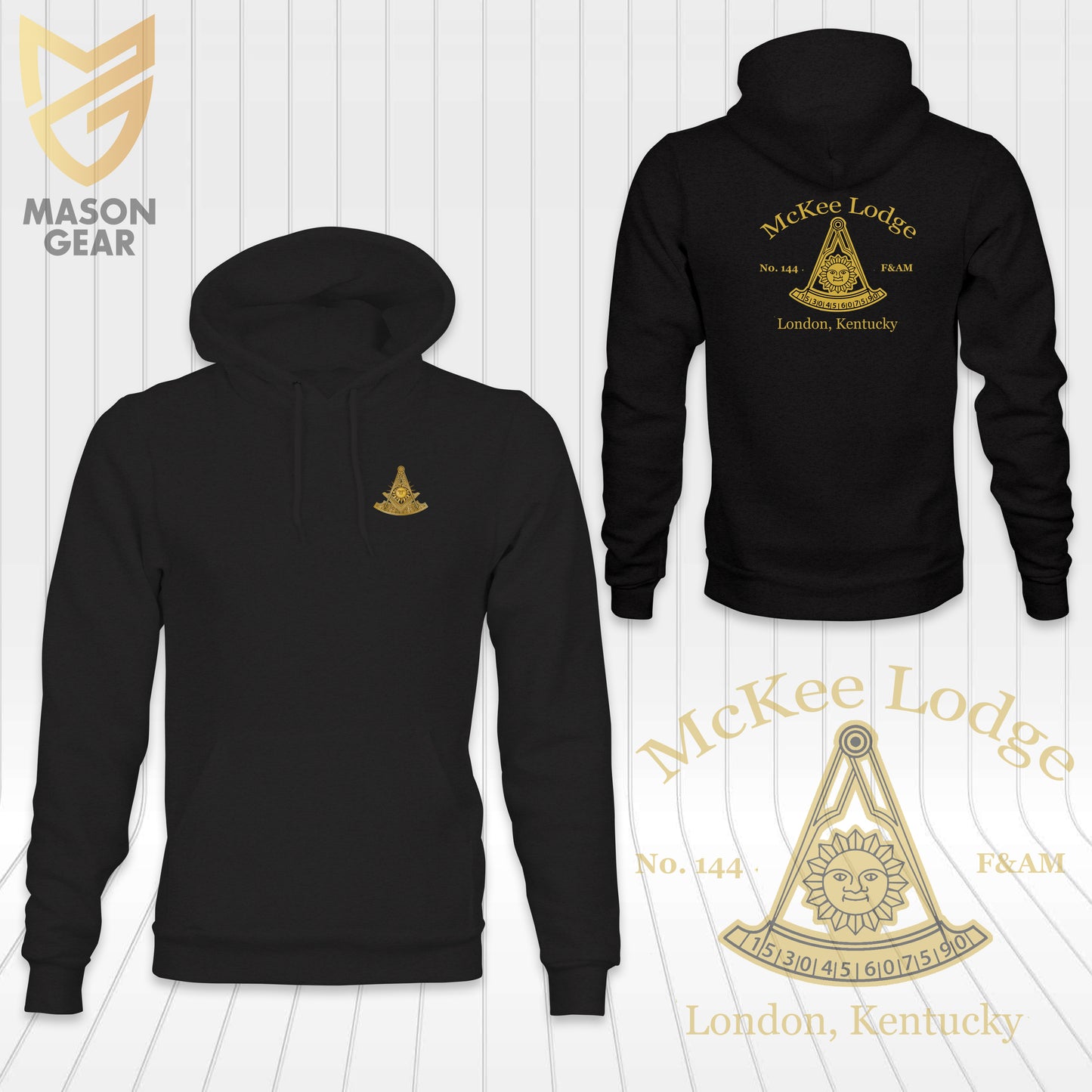Past Master of McKEE Lodge No.144 F & AM - Hoodies