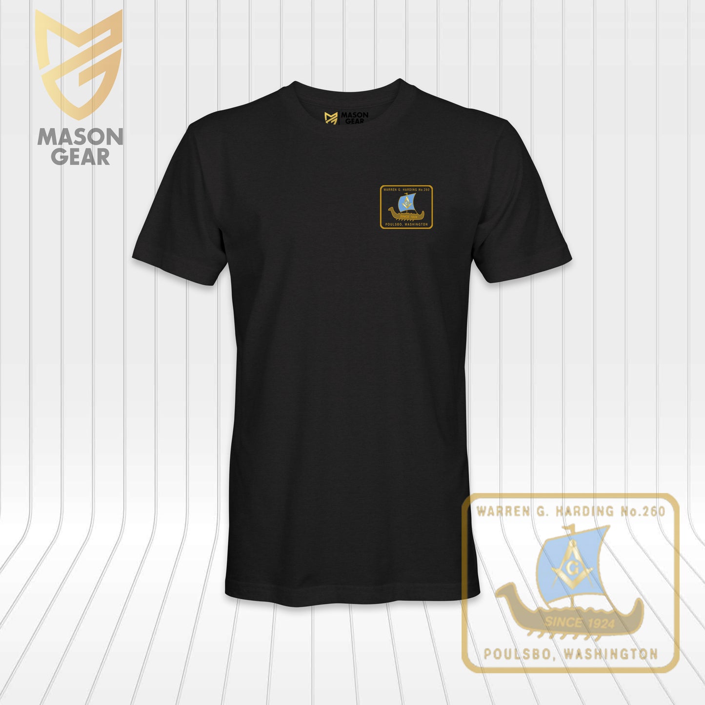 Warren G. Harding Lodge No.260, F.&A.M. - T-shirt