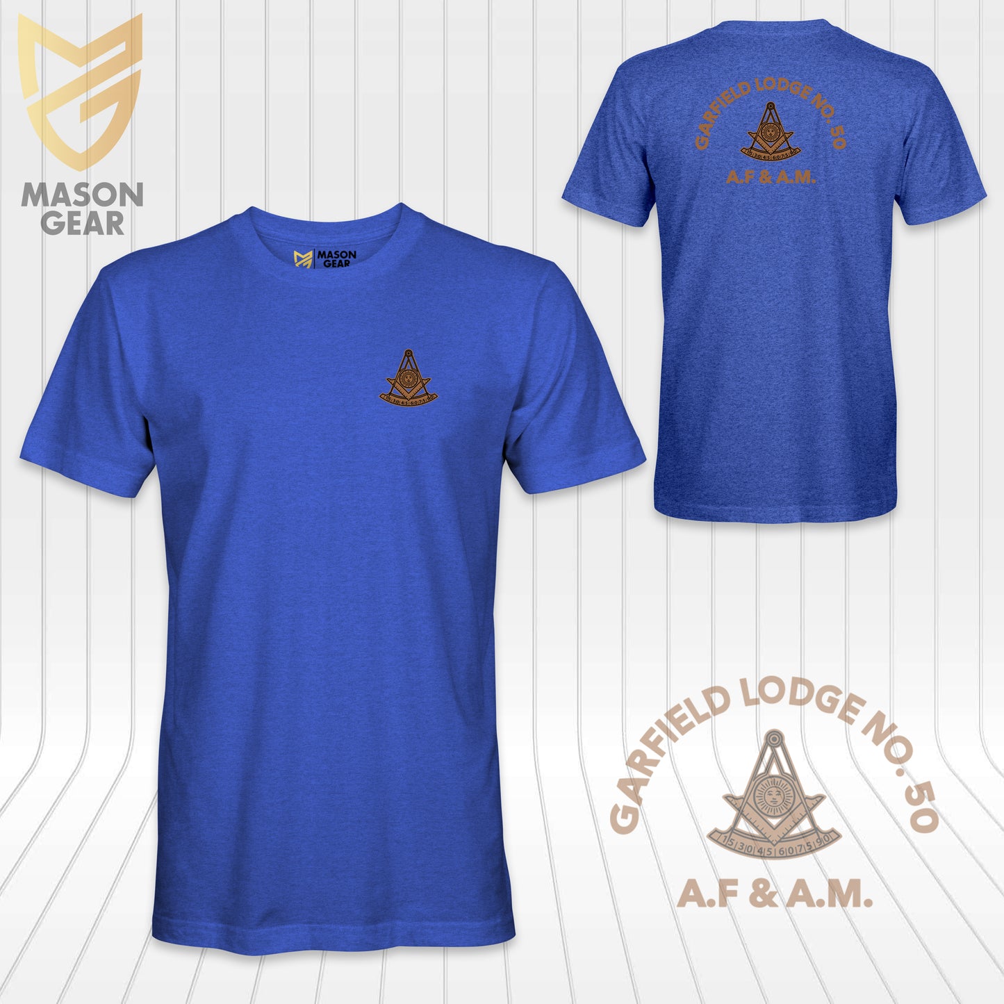 Past Master of Garfield Lodge No.50 A.F.&A.M - T-shirt