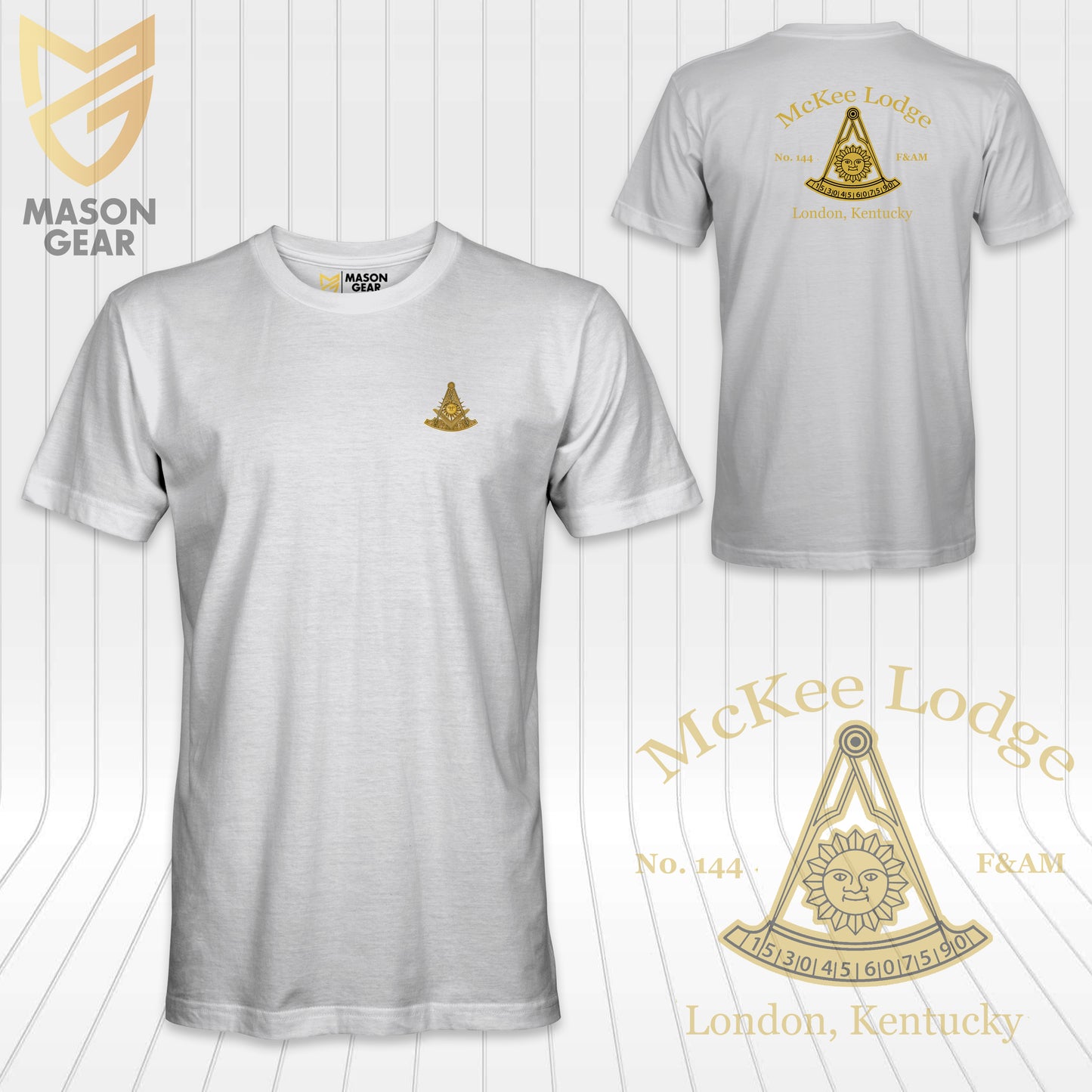 Past Master of McKEE Lodge No.144 F & AM - T-shirt
