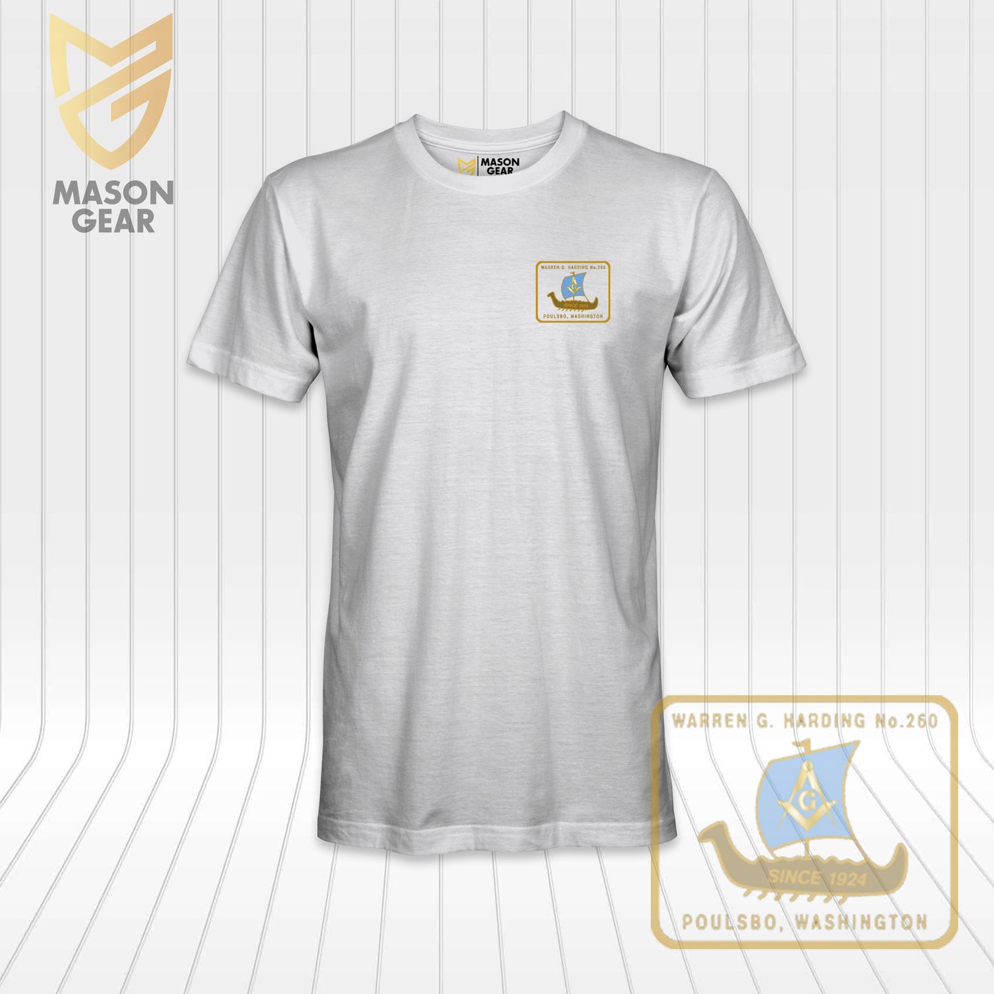 Warren G. Harding Lodge No.260, F.&A.M. - T-shirt