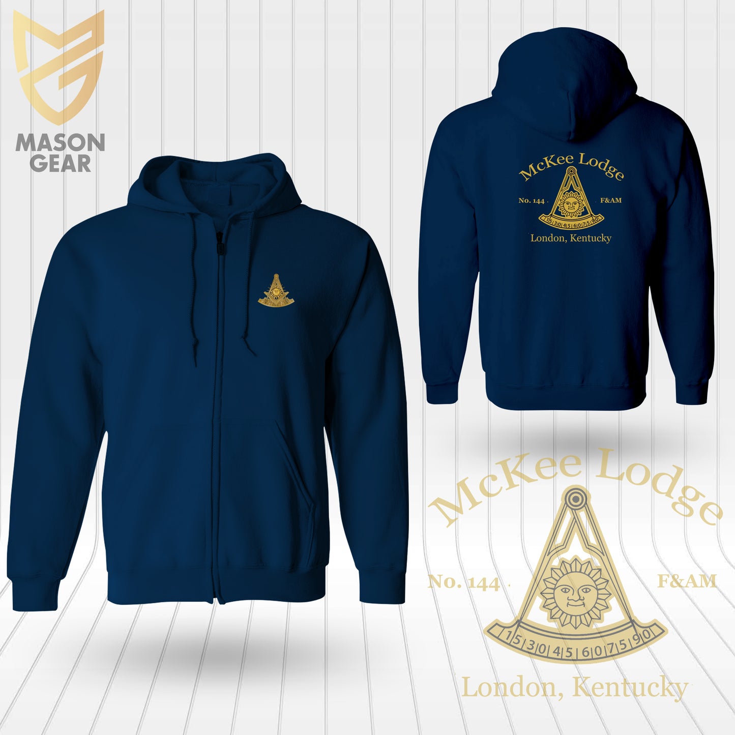 Past Master of McKEE Lodge No.144 F & AM - Hoodies
