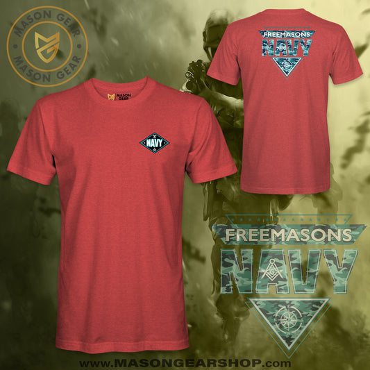 Freemason Navy - tshirt