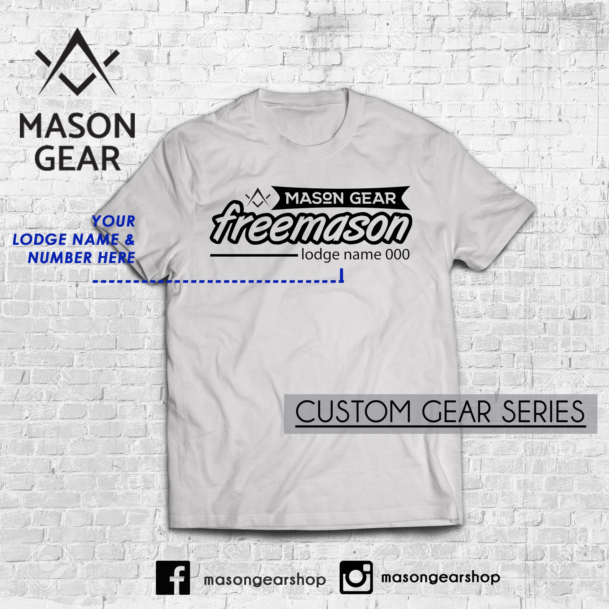 Custom Lodge & number- tshirt Band design - Mason Gear Shop