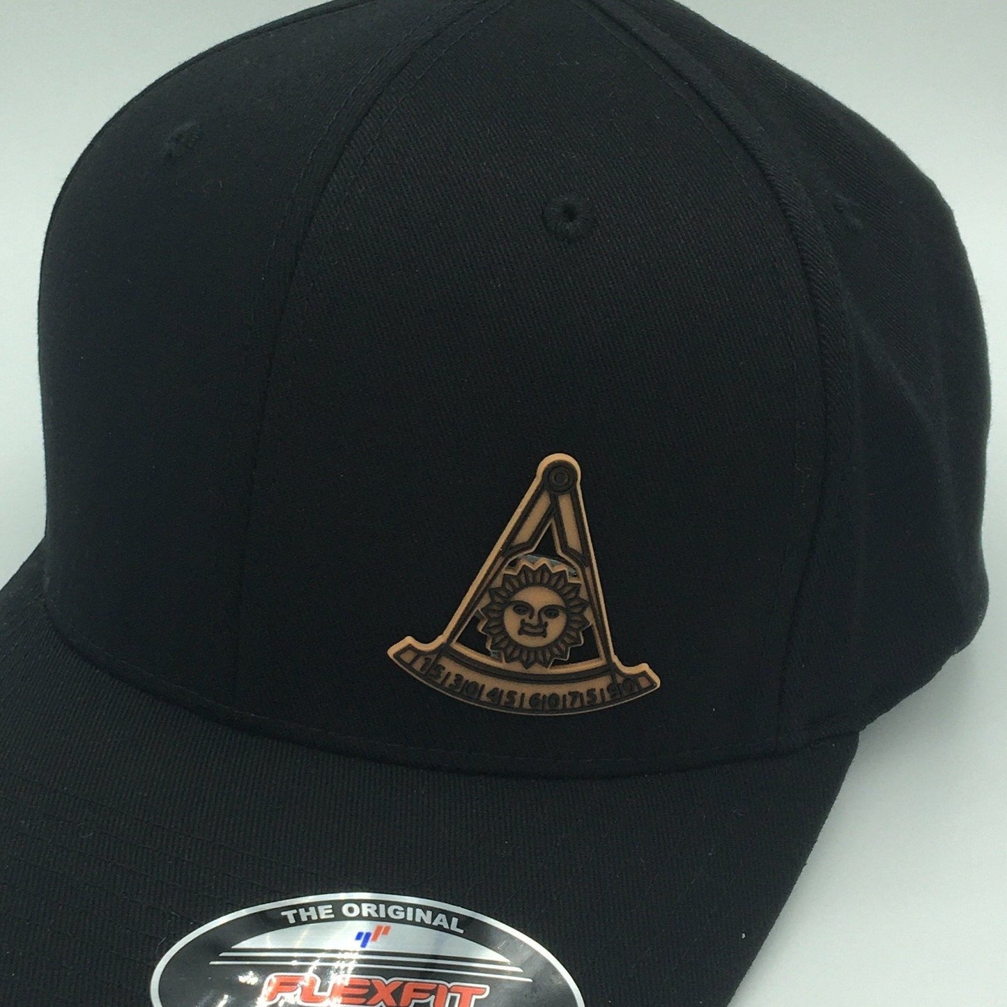 Rubberized Square & Quadrant PAST MASTER fitted caps - Mason Gear Shop