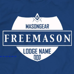 Custom Lodge & number- tshirt Crest design - Mason Gear Shop