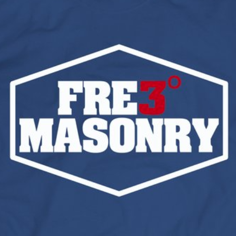 FRE3MASONRY  - tshirt - Mason Gear Shop