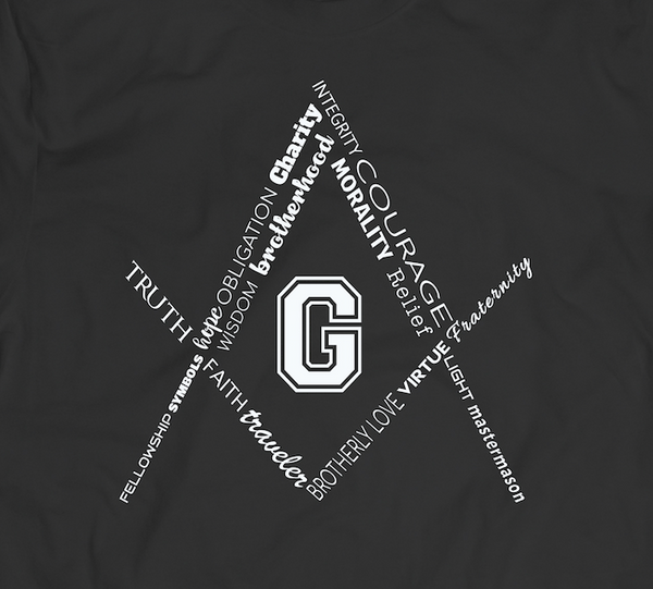 The Square and Compass - tshirt - Mason Gear Shop