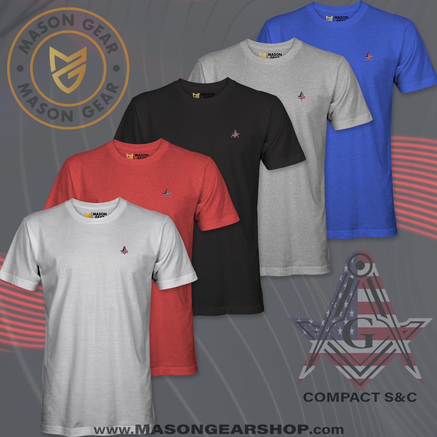 USA S&C flag - T-Shirt