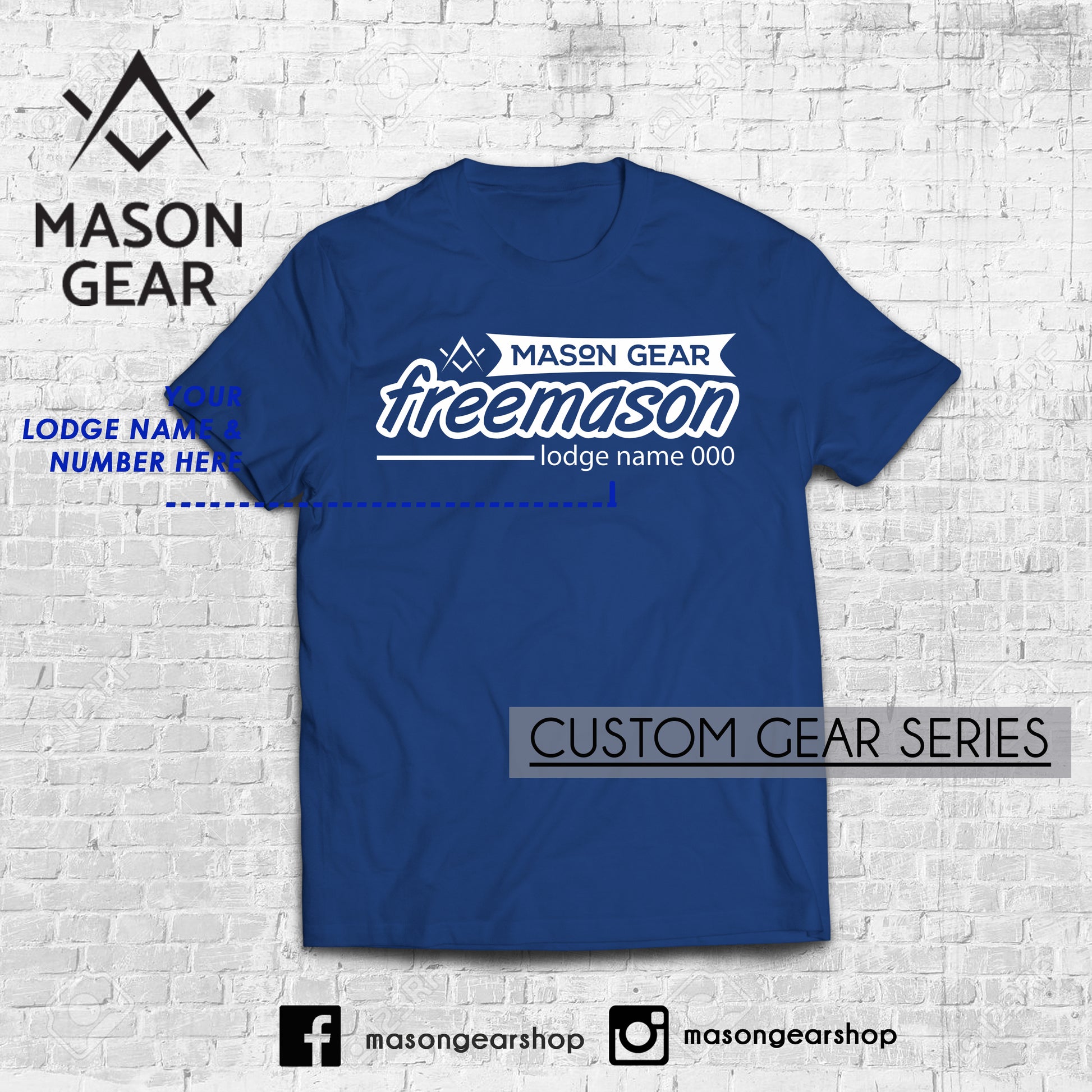 Custom Lodge & number- tshirt Band design - Mason Gear Shop