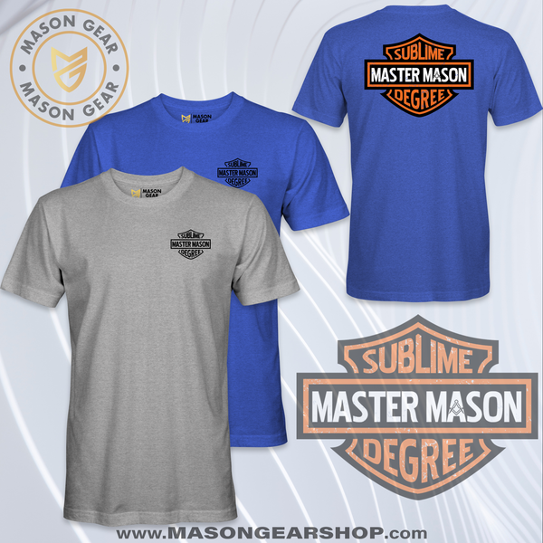 Master Mason Bar & Shield - T-Shirt