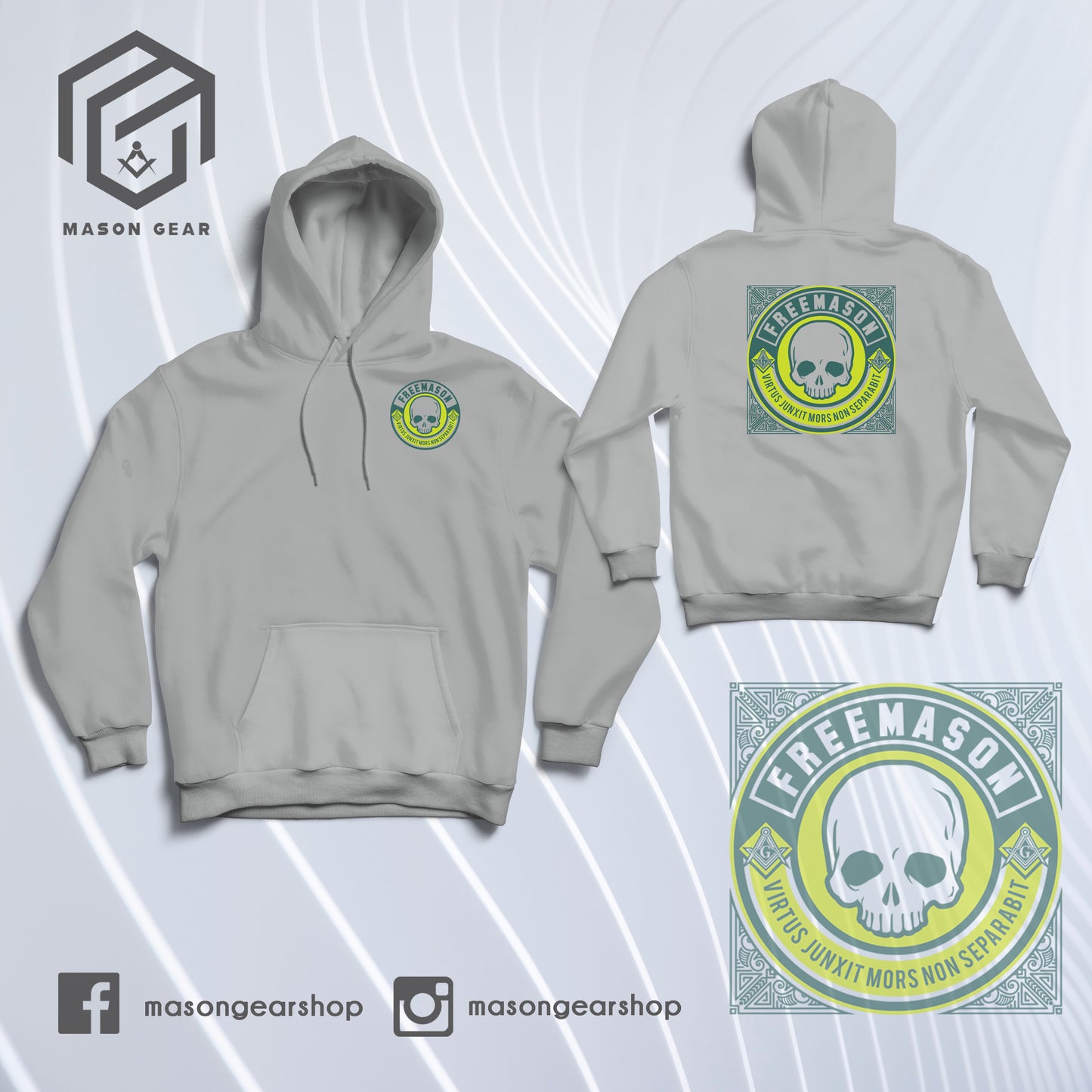 Headstone Memento Mori- Hoodie