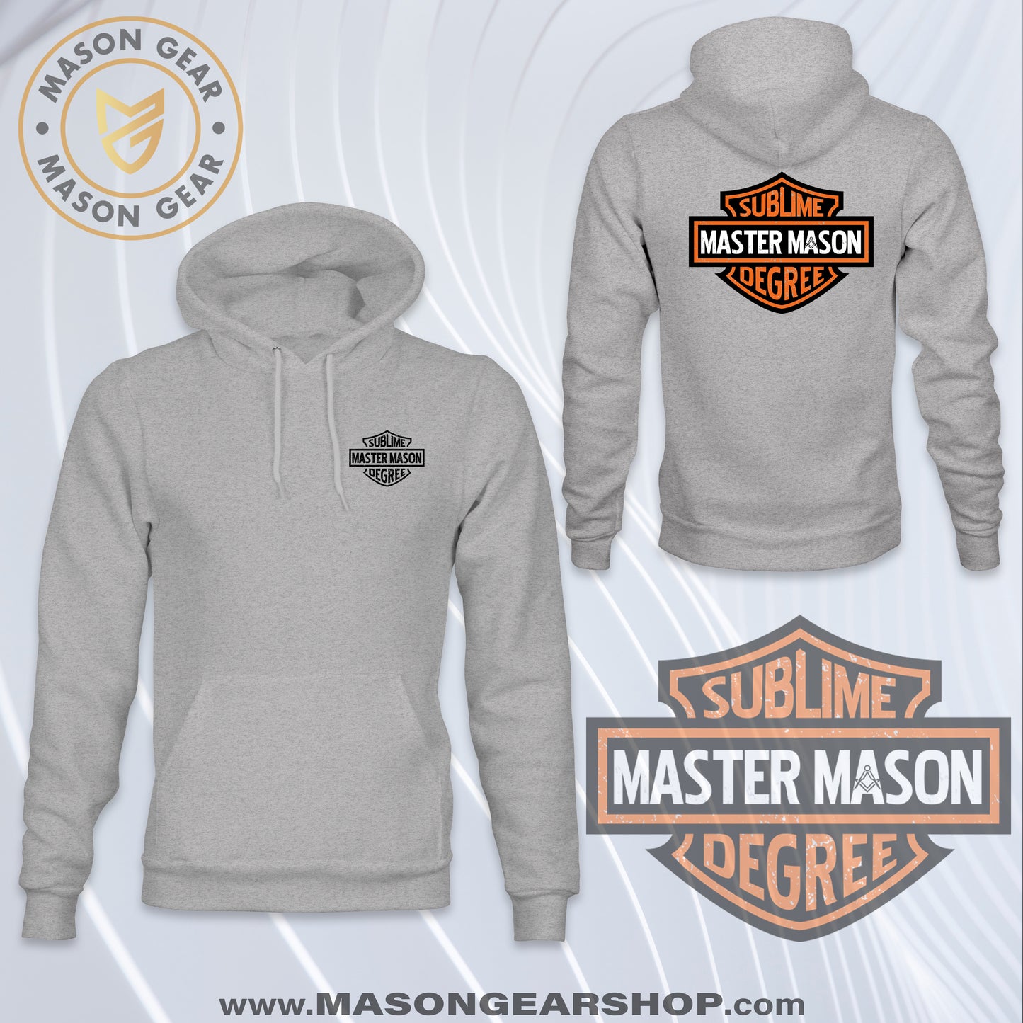 Master Mason Bar & Shield - Hoodie