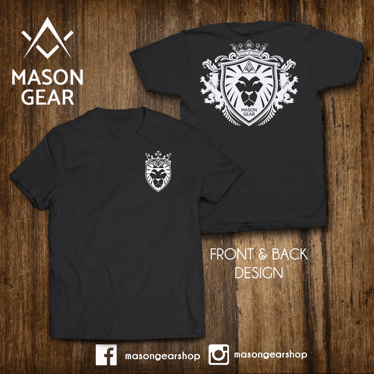 King Leo Design Tshirt - Mason Gear Shop