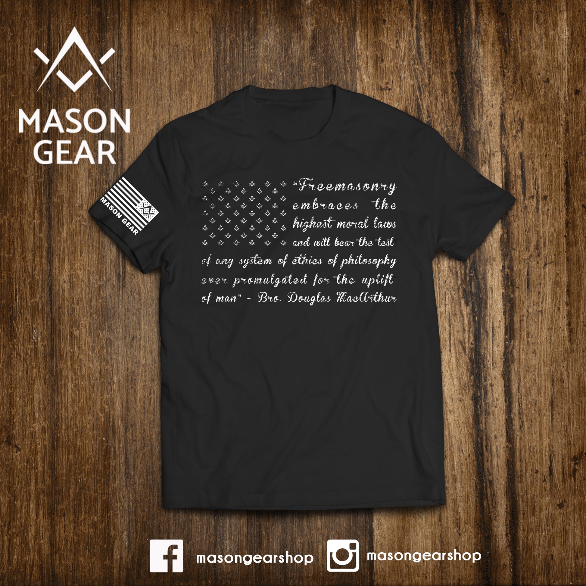 Freemason Flag  - tshirt - Mason Gear Shop