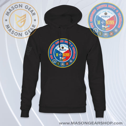 Pinoy Masons - Active Duty & Veterans hoodie