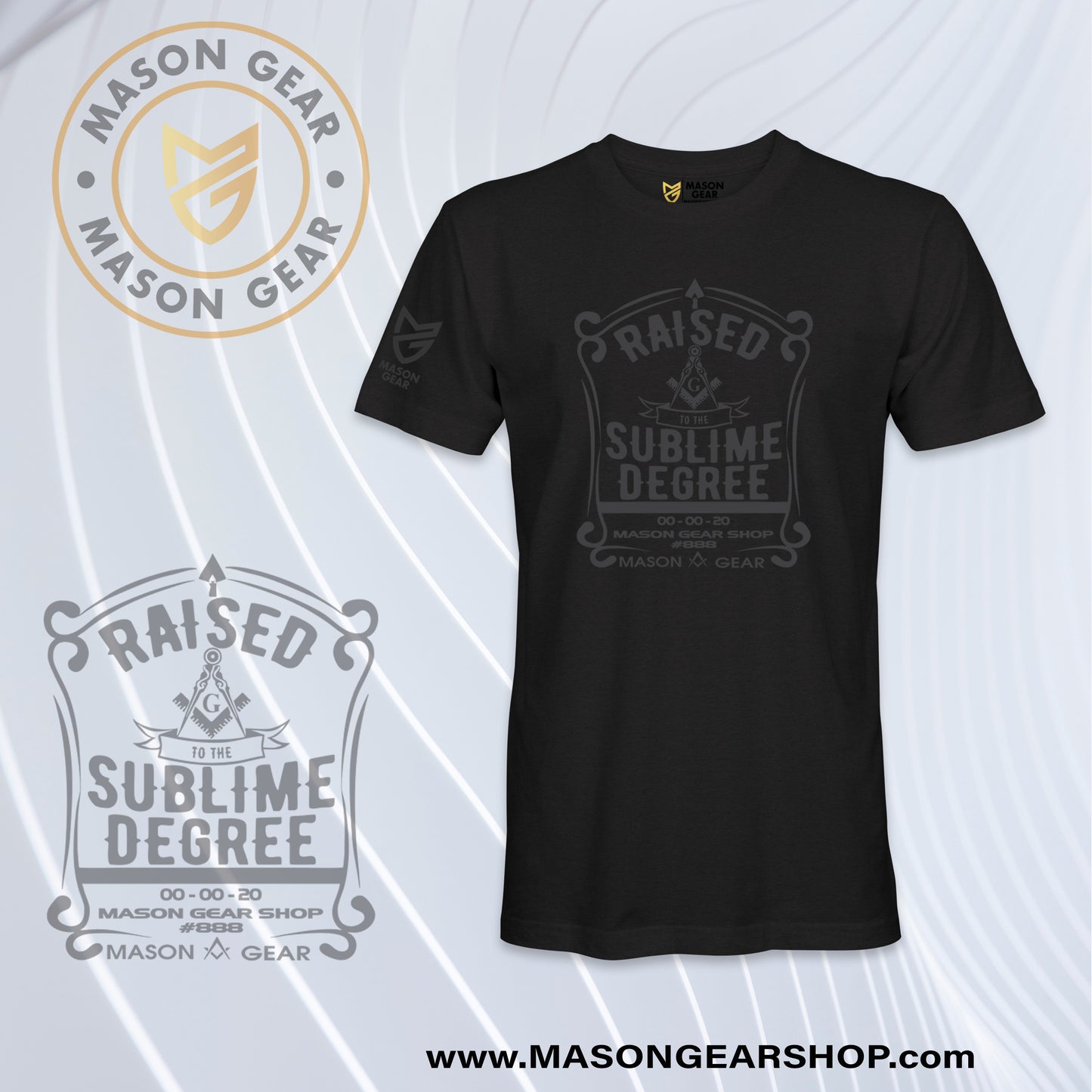 TROWEL t-shirt design -  Print your Raising date & Lodge name