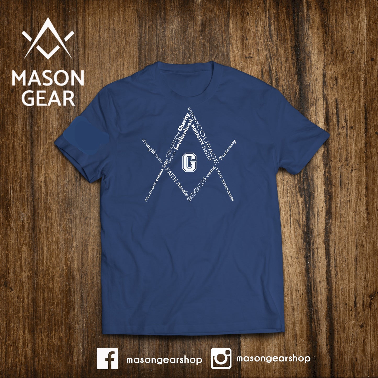 The Square and Compass - tshirt