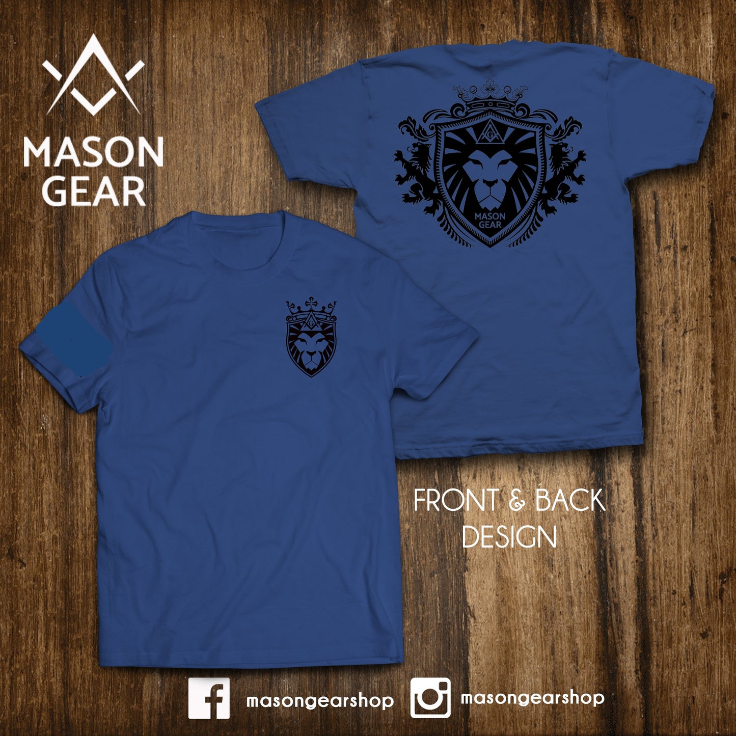 King Leo Design Tshirt - Mason Gear Shop