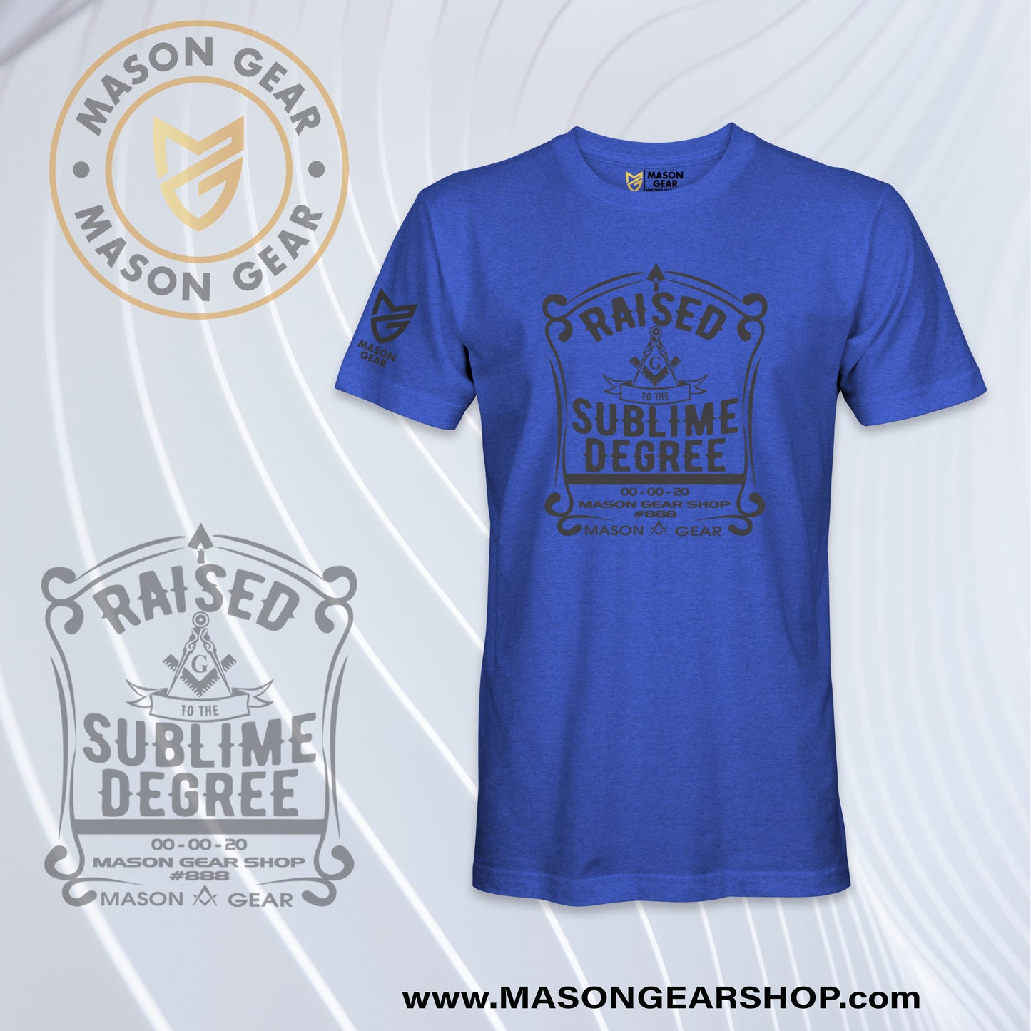 TROWEL t-shirt design -  Print your Raising date & Lodge name