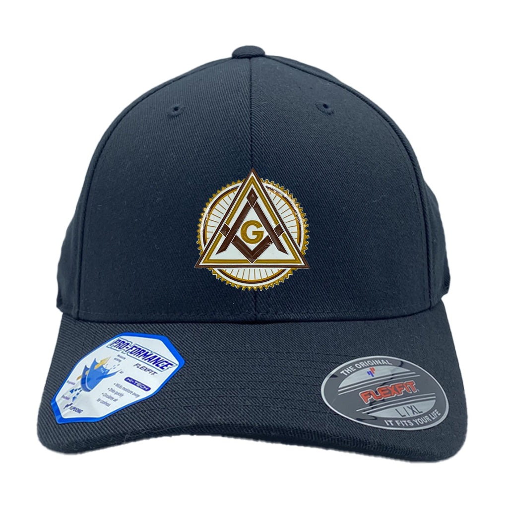 Bevelled Square and Compass- Curve Brim