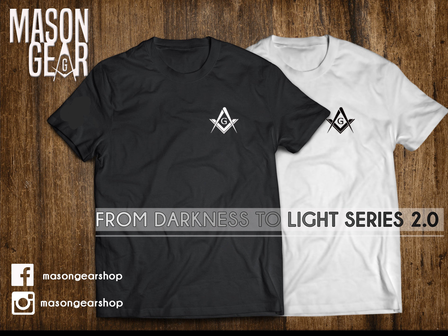 From Darkness to Light T-shirt 2.0 - 1 SET - Mason Gear Shop