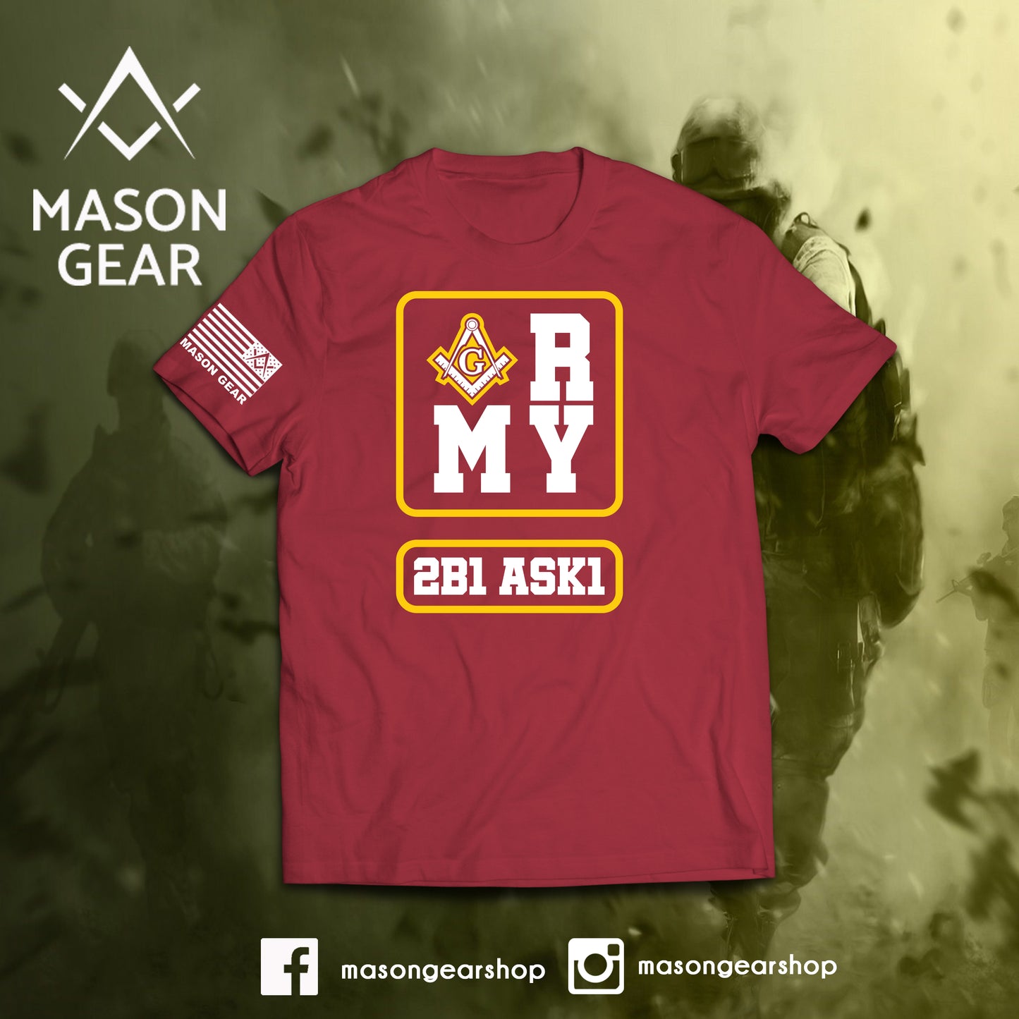 2b1ask1 - tshirt - Mason Gear Shop