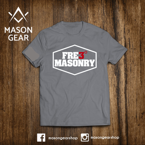 FRE3MASONRY  - tshirt - Mason Gear Shop