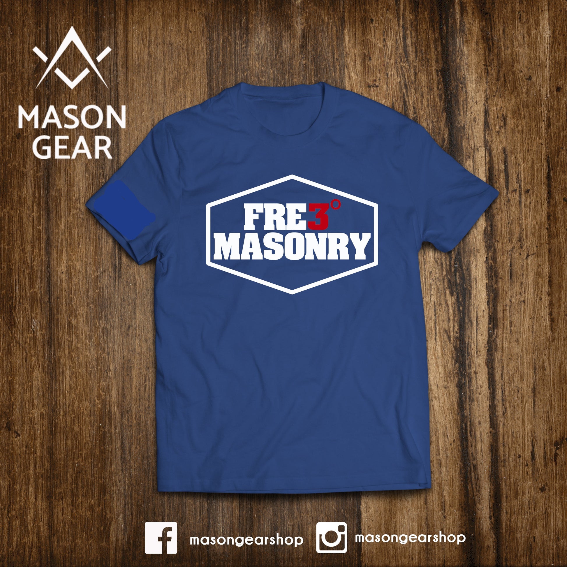 FRE3MASONRY  - tshirt - Mason Gear Shop