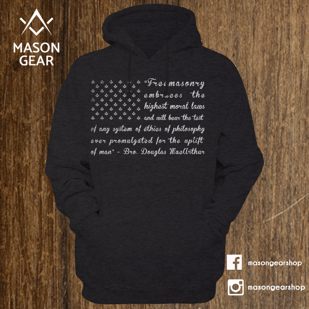 Freemason Flag - Hoodie - Mason Gear Shop