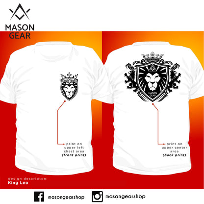 King Leo Design Tshirt - Mason Gear Shop