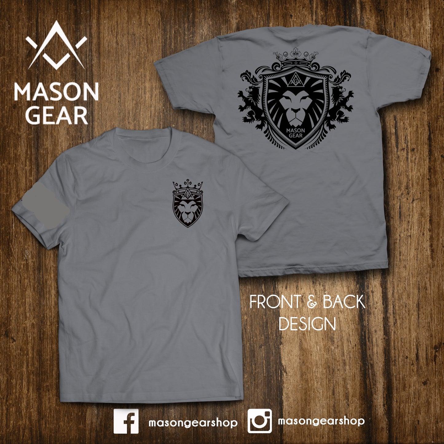 King Leo Design Tshirt - Mason Gear Shop