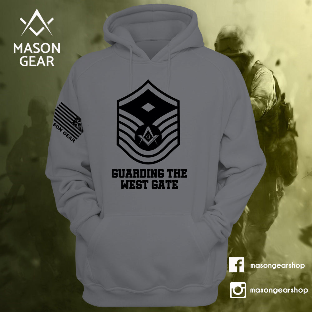 Guarding the West gate - Hoodie - Mason Gear Shop