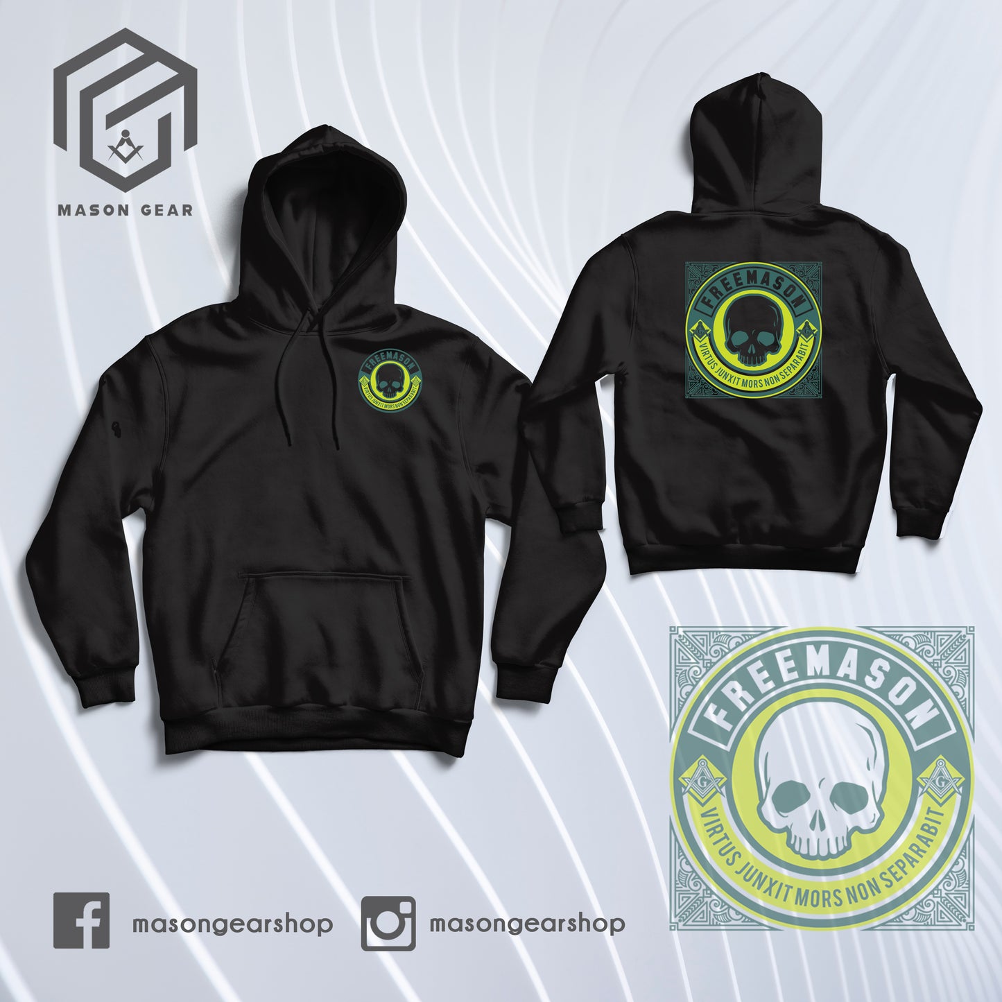 Headstone Memento Mori- Hoodie