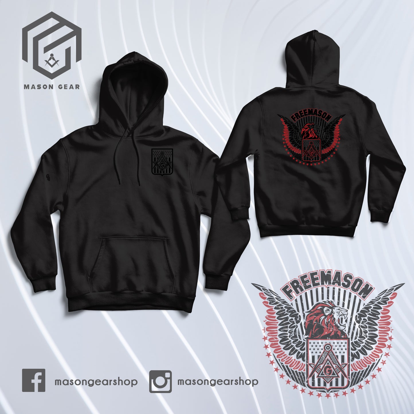 Winged Lion - Hoodie