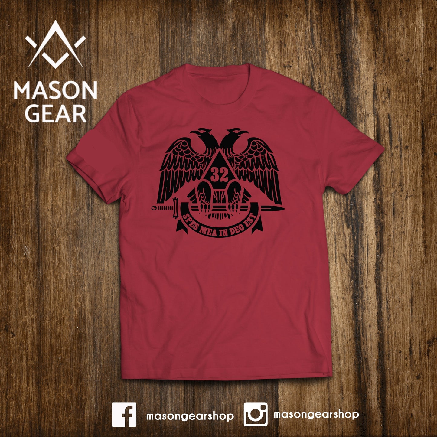 Scottish Rite Wings Down - tshirt - Mason Gear Shop