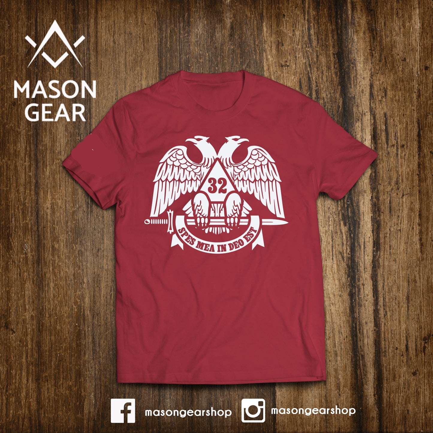 Scottish Rite Wings Down - tshirt - Mason Gear Shop